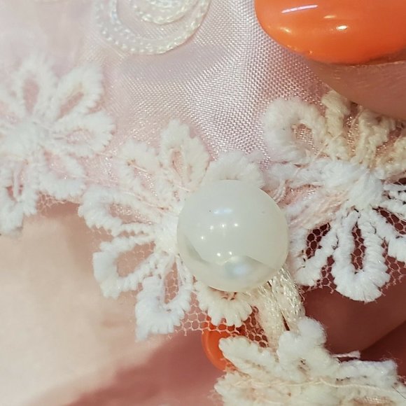 Girls Circle Pageant Party Dress Light Pink Lace‎ - Picture 6 of 11